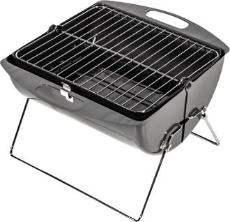 Somagic Barbacoa de carb&oacute;n port&aacute;til y compacta