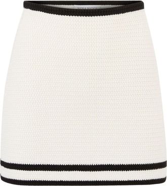 Nina Ricci Minigonna in tweed - Bianco