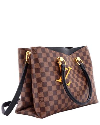 Louis Vuitton Brown Damier & Leather LV Riverside (Authentic Pre-Loved)