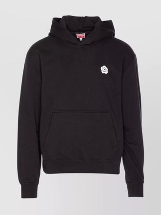Kenzo cotton logo print hoodie