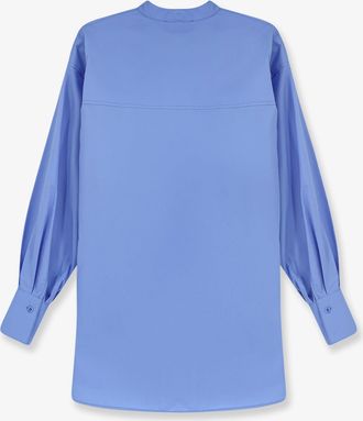 Nude Womens Oversize Cotton Shirt Blue