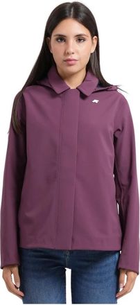 K-Way Bleizou Jas - Dames - Zomerjassen - Paars - 2XL - Polyester - Jassen