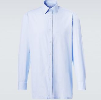 Charvet Camicia in popeline di cotone
