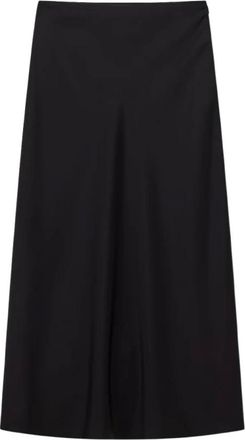 A|X Armani Exchange Gonna longuette con piega - - Skirts - Donna - Nero - 4XS