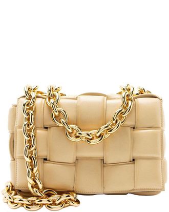 Bottega Veneta Cassette Chain Maxi Shoulder Bag (Authentic Pre-Loved)