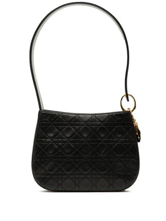 Dior 1997 Lambskin Cannage shoulder bag - women - Lambskin - One Size - Black