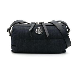 Moncler Cross Body Bags, female, Blue, ONE SIZE, Keoni Crossbody Bag