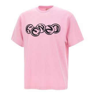 Kenzo T-Shirts, male, Pink, L, Pachinko T-shirt