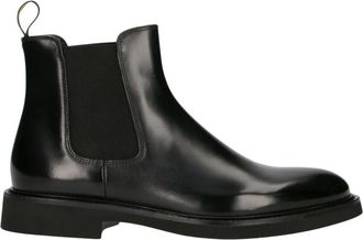 Doucal's Beatle Enkellaarsjes - Heren - Chelseaboots - Zwart - 42 1/2 EU - Leer - Schoenen