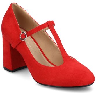 Journee Collection Womens Talani T-strap Dress Pumps