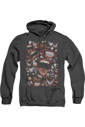 Gildan Batman Famous Wretch Adult Heather Hoodie / Hooded Sweatshirt