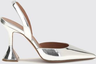 Amina Muaddi High Heel Shoes Woman color Silver