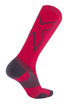 2XU Mens Refresh Recovery Compression Tights in Hot Pink/grey at Nordstrom, Size X-Large