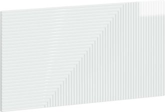 vidaXL Cabecero Montada En La Pared Haarlem Blanco Brillante Vidaxl