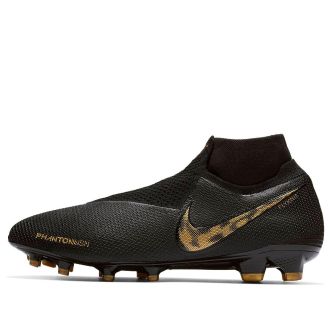 Nike Phantom Vision Elite DF FG Black Metallic Vivid Gold AO3262-077