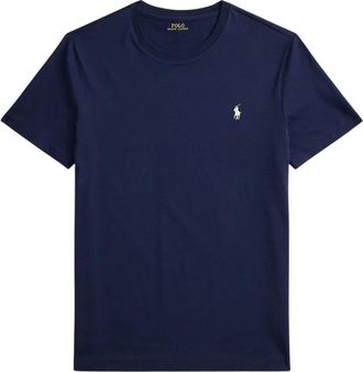Polo Ralph Lauren Custom Slim Fit Crewneck T-Shirt - Tops - Hombre - Azul - XL