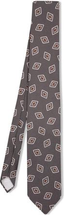 Lardini Stropdas - Heren - Stropdassen - Grijs - ONE Size - Accessoires