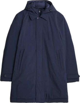 Woolrich Parkas - Heren - Parka Jassen - Blauw - S - Jassen