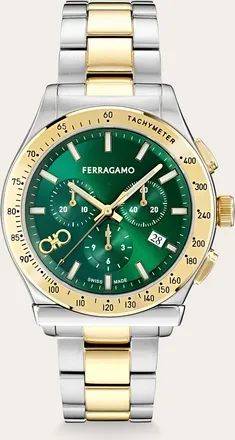 Ferragamo Men Ferragamo 1927 Chrono watch Green