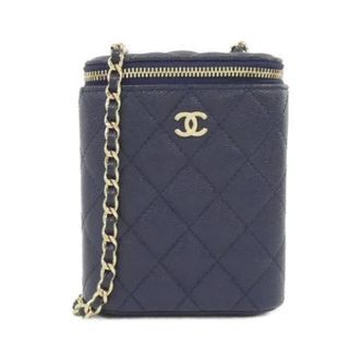 Chanel Pre-owned Cross Body Bags, female, Blue, Size: ONE SIZE Pre-owned Leather chanel-bags