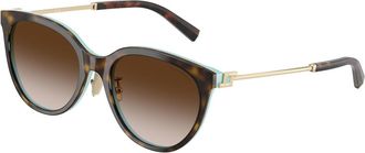 Tiffany & Co. TF4243D Asian Fit 81343B Womens Sunglasses Tortoiseshell Size 55