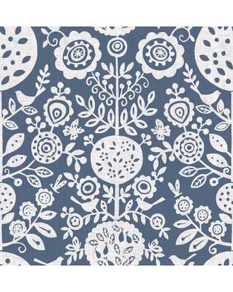NuWallpaper Nuwallpaper Navy Anya Peel & Stick Wallpaper