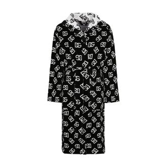 Dolce & Gabbana unisex, Nachtkleding & Lounge, Zwart, Maat: XL Katoen