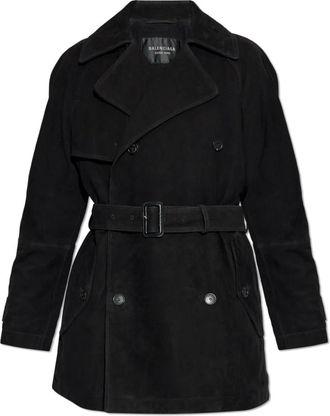 Balenciaga Trench Coats - Dames - Trenchcoats - Zwart - XS - Jassen