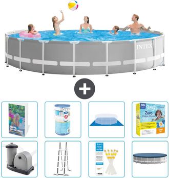 Intex Piscina Prism Frame Redonda - 549x122 Cm - 9-piezas S572