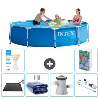 Intex Piscina Con Estructura Redonda - 305x76 Cm - 7-piezas S82