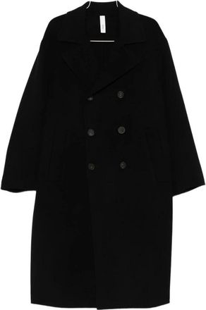 Hevò Hombre, Abrigos, Negro, Talla: L