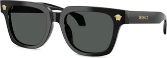 Versace Gb 187 Zonnebril - Heren - Zonnebrillen - Zwart - 52 MM - Accessoires