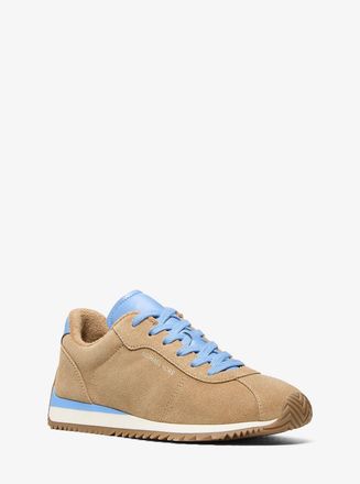 Michael Kors Rhodes Two-Tone Suede Trainer