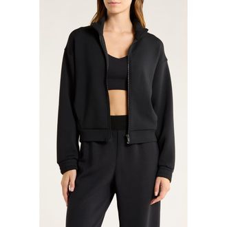 Spanx Brushed AirEssentials Jacket in Very Black at Nordstrom Rack, Size X-Large