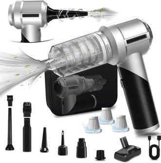 OEM Aspiradora De Coche Inal&aacute;mbrica Potente 4 En 1, Mini Aspiradora De Mano Inal&aacute;mbrica De 21 Kpa Con Motor Sin Escobillas, 3 Niveles Ajustables, Plegable