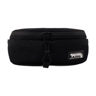 Maison Kitsuné Dames, Tassen, Zwart, Maat: ONE Size Nylon