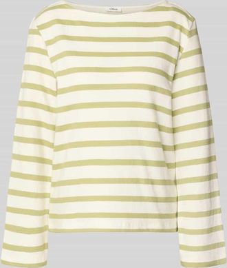 s.Oliver Red Label Relaxed Fit Sweatshirt aus reiner Baumwolle in Hellgruen, Gr&ouml;&szlig;e 38