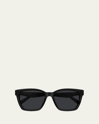 Saint Laurent SL M171/F Recycled Acetate Square Sunglasses