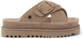 Warmbat Dames, Schoenen, Beige, Maat: 39 EU Su&egrave;de