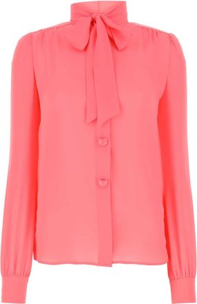 Moschino Pink Silk Blouse