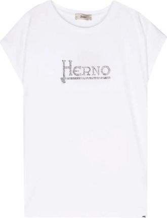 Herno T-Shirts, female, White, M, T-Shirt