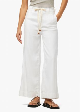 Joe's Addison Ankle Wide Leg Pant In White