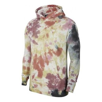 Nike Mens Nike Chest Small Logo Tie Dye Loose Colorblock CU4345-638