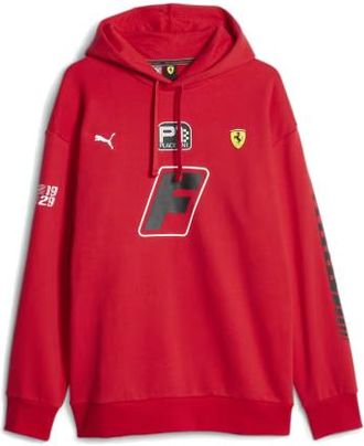 Puma Scuderia Ferrari Race Garage Crews Hoodie Rosso Corsa 621119-02