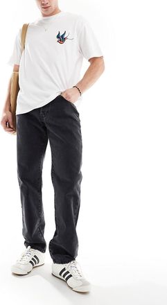 Only & Sons Only & Sons Edge straight fit jeans in black wash