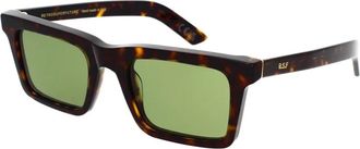 Retro Superfuture Vintage Sunglasses Green Lenses Handmade