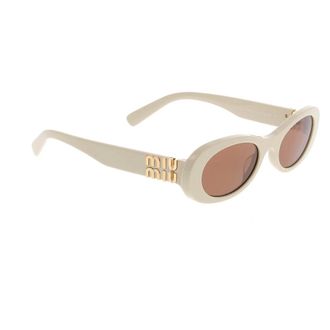 Miu Miu Gafas de sol - Accessories - unisex - Beige - ONE SIZE
