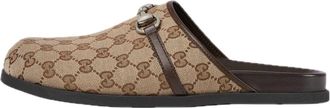 Gucci Horsebit Mules Beige Ebony 786486-FADFO-9744