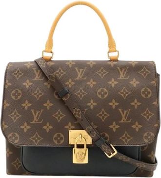 Louis Vuitton Pre-owned Vintage Canvas Handbag - Dames - Vintage Handtas - Bruin - ONE Size - Vintage