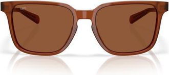 Costa Kailano 53mm Polarized Square Sunglasses in Red Sands/Copper at Nordstrom